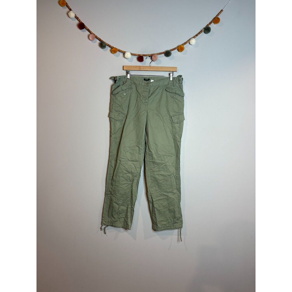 Y2K J. Crew olive green cargo pants